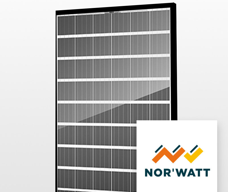 Nor’Watt EXM 375Wc Bifacial Tedlar transparent