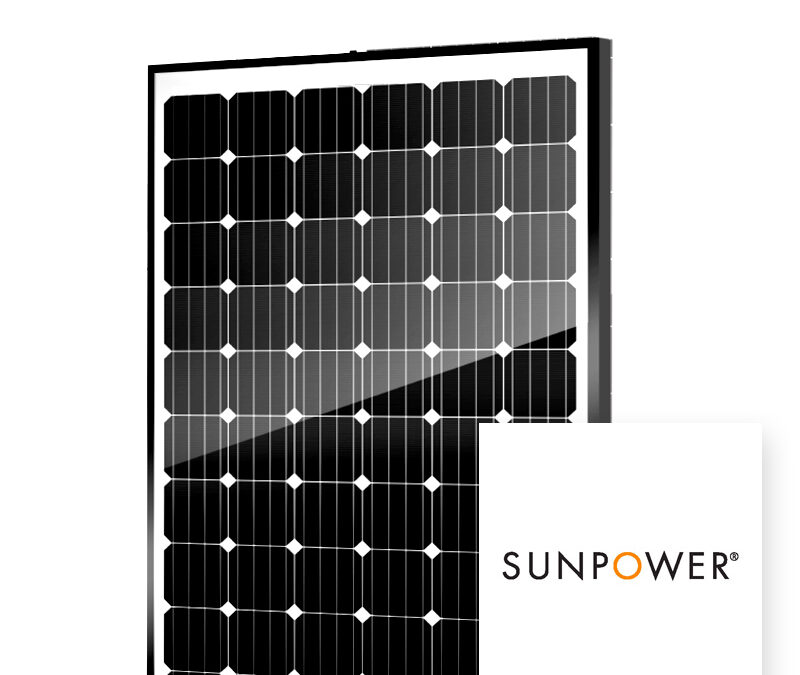 SunPower max3 415-430 Wc fond blanc