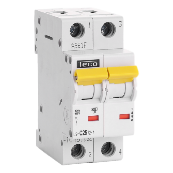 Disjoncteur TC 2P 25A 4.5kA courbe C