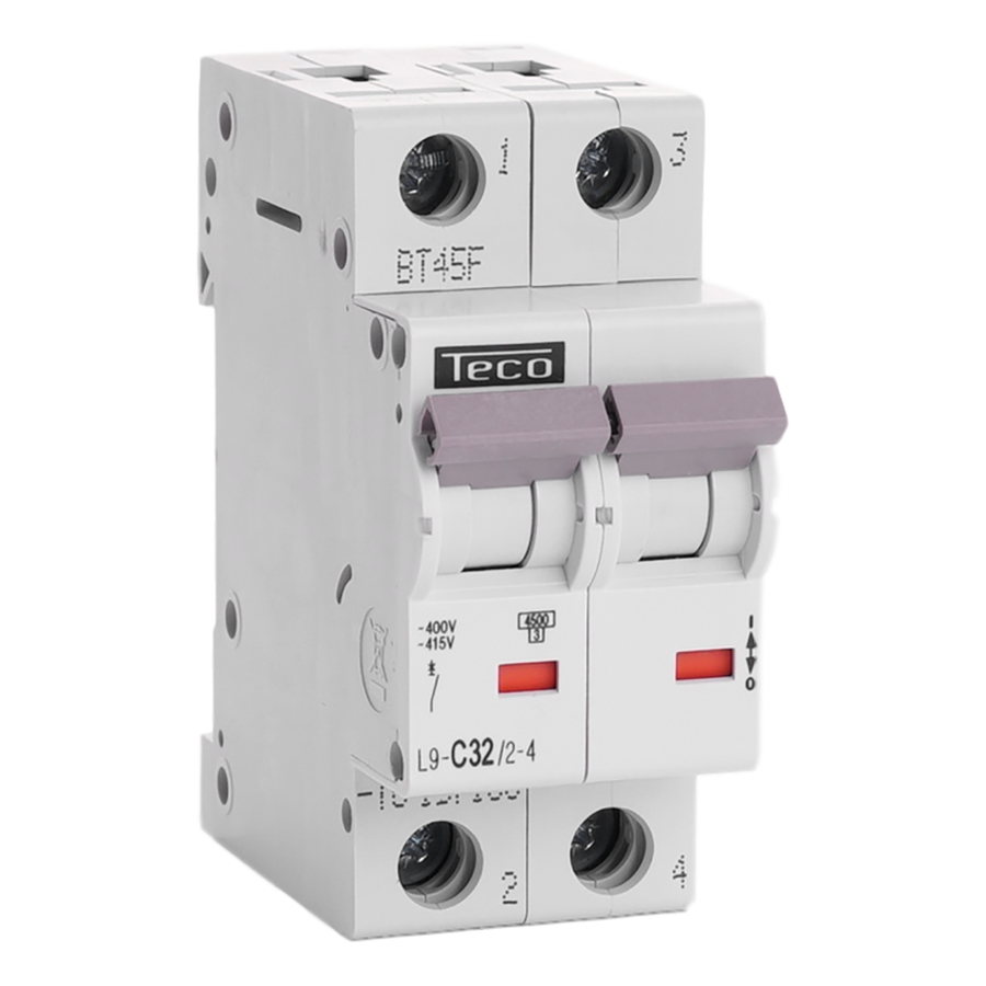 Disjoncteur TC 2P 32A 4.5kA courbe C