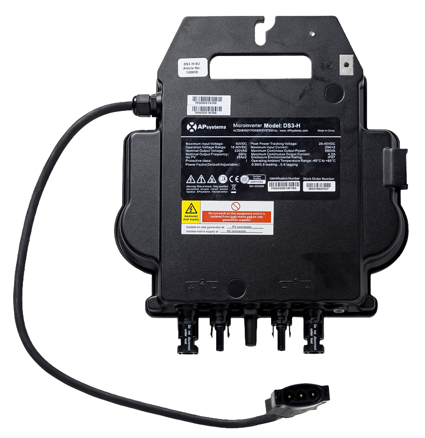 Micro-onduleur APsystems DS3H - garantie 20 ans