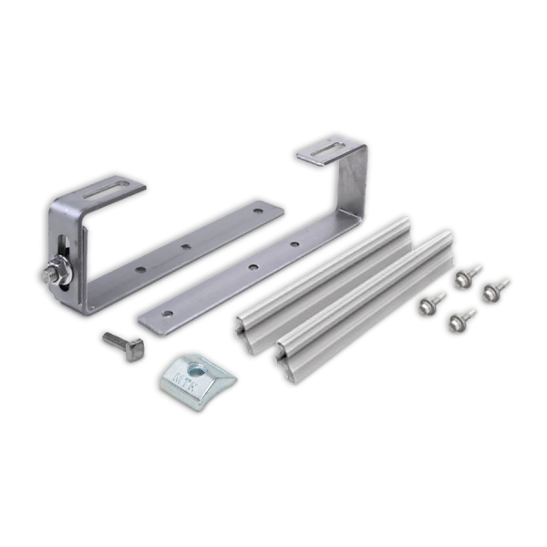 KIT DE FIXATION SCHLETTER TOITURE ARDOISE 3kWc PORTRAIT(1 à 2  lignes de panneaux)