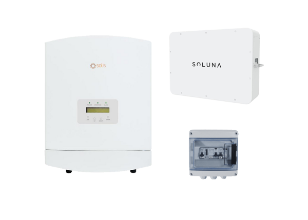 GT - KIT SOLUNA 10KWH HVPOUR SOLIS TRIPHASE