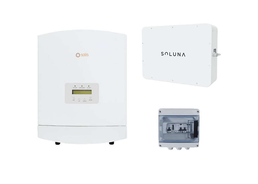 GT - KIT SOLUNA 10KWH HVPOUR SOLIS TRIPHASE