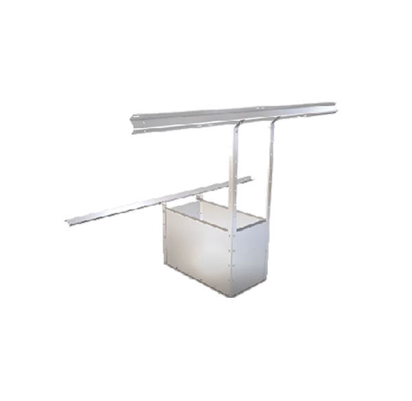 GSE GROUND SYSTEM 1X10Avec profilés Schletter pour panneaux de 1134mm