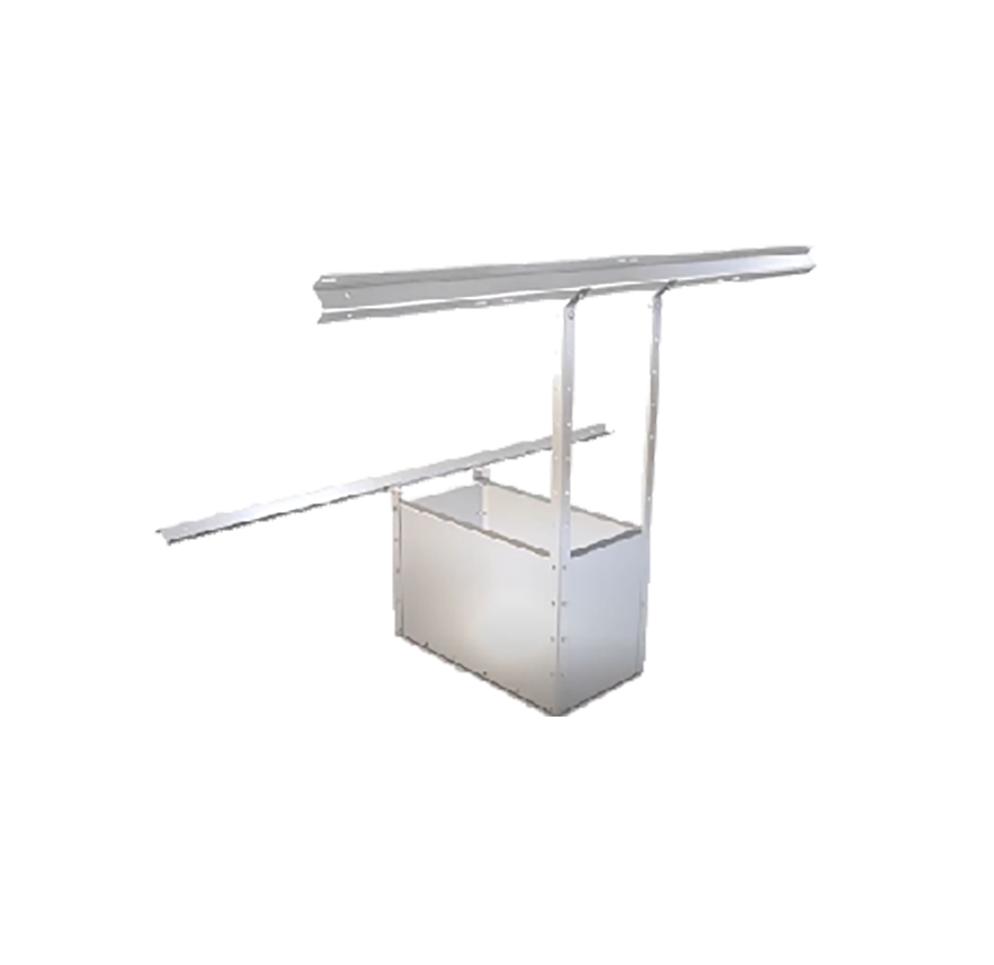 GSE GROUND SYSTEM 1X10Avec profilés Schletter pour panneaux de 1134mm