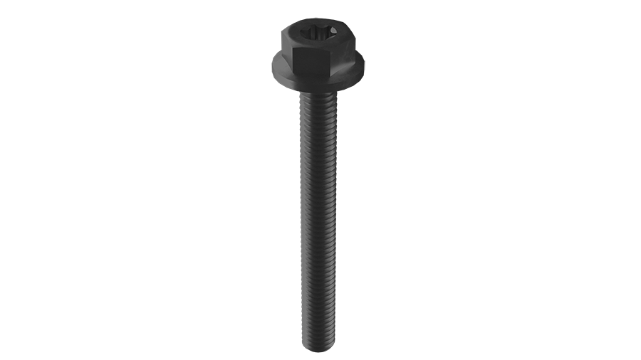Vis de fixation M6x55mm noire Esdec Flatfix Fusion
