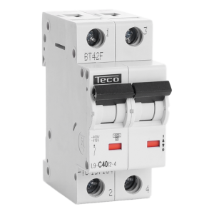 Disjoncteur TC 2P 40A 4.5kA courbe C