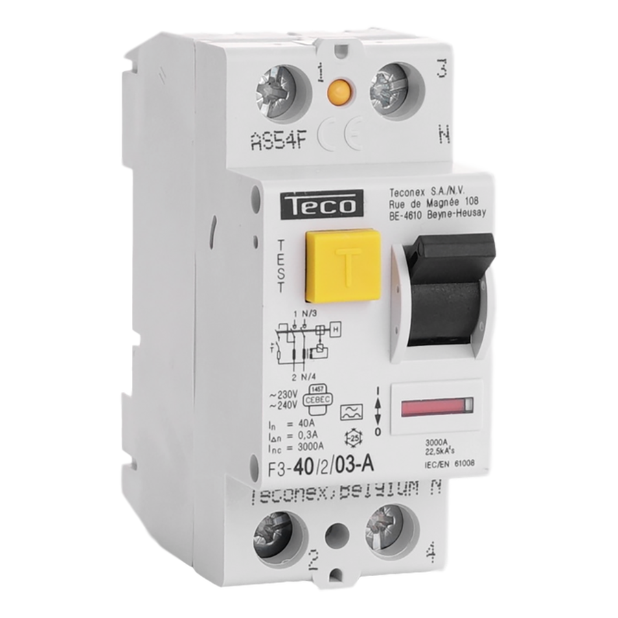 Inter-différentiel TC 2P 40A 300mA type A