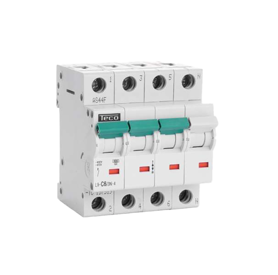 Disjoncteur TC 4P 63A 6kA courbe C