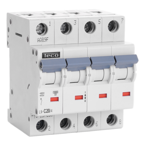 Disjoncteur TC 4P 20A 10kA courbe C