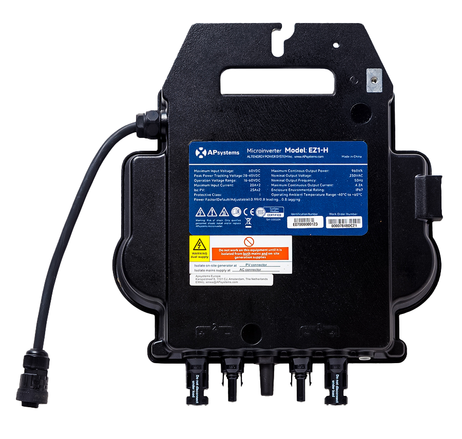 Micro-onduleur APsystems Dual EZ1-H 960VA