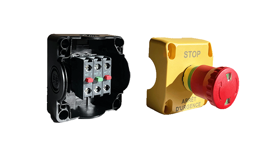 TECHNIDEAL-ARRET-DURGENCE-SOUS-BOITE-JAUNE
