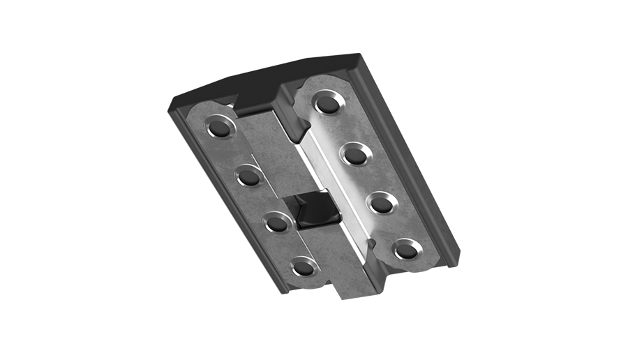 Etrier intermédiaire noir Esdec Flatfix Fusion