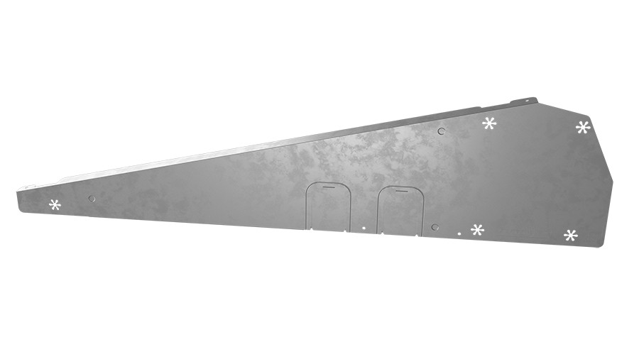Déflecteur droit Esdec Flatfix Fusion