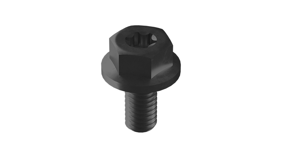 Vis de fixation M6x12mm noire Esdec Flatfix Fusion