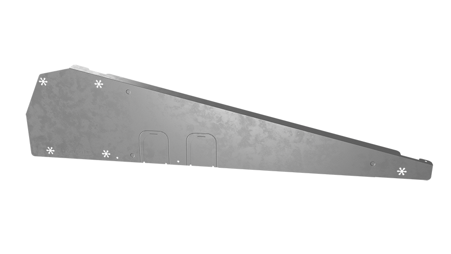 Déflecteur gauche XL Esdec Flatfix Fusion