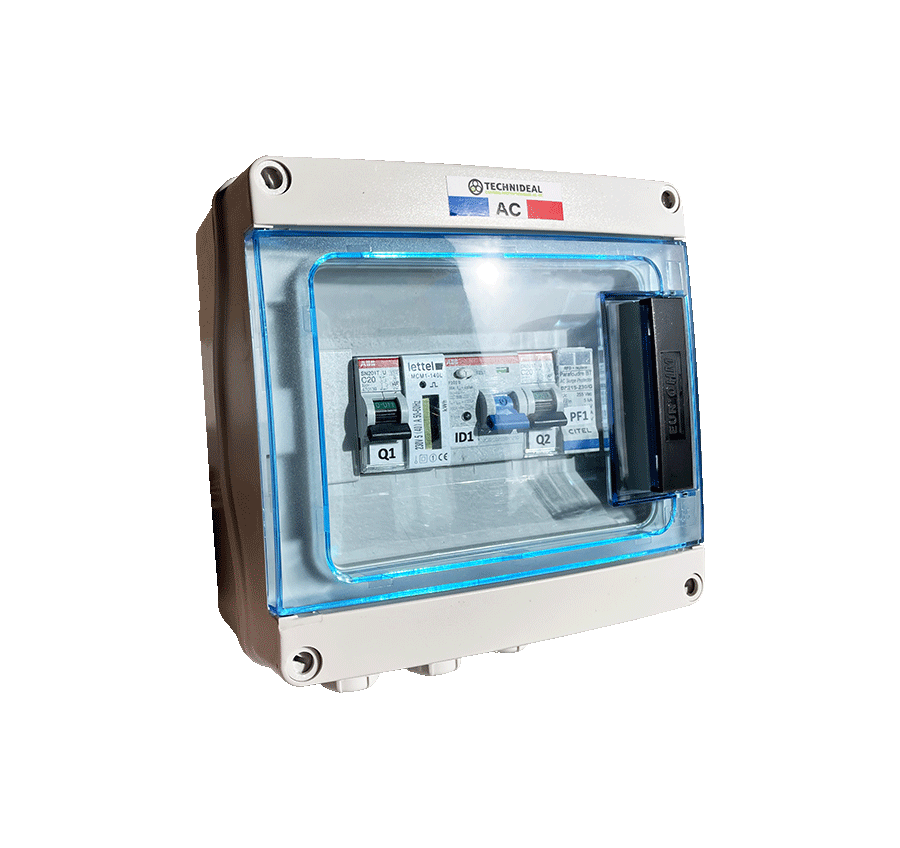 Coffret AC monophasé 3k-3.6k 20A type B