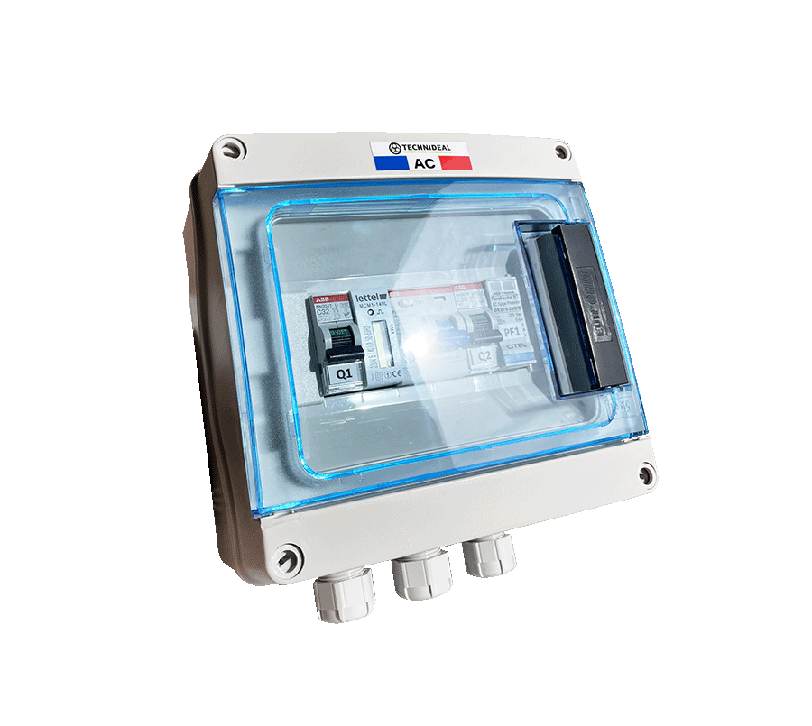 Coffret AC monophasé 4k-6k 32A type B
