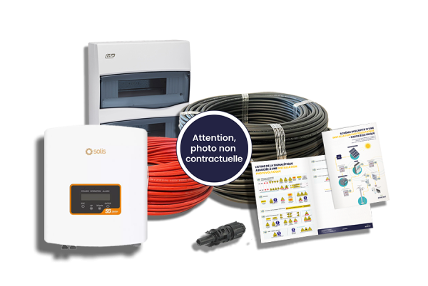 Kit électrique complet SOLIS 3kWc + Soluna 5kWh LV