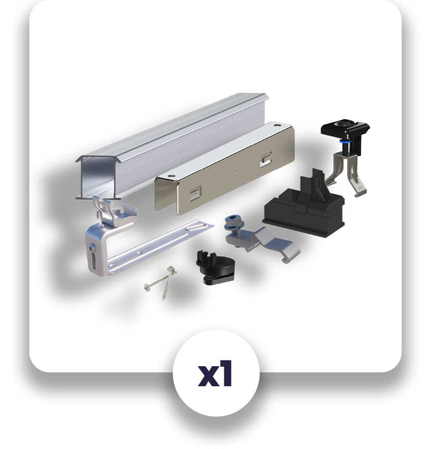 kit de fixation ardoise complet