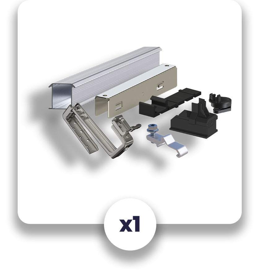 kit complet fixation tuile