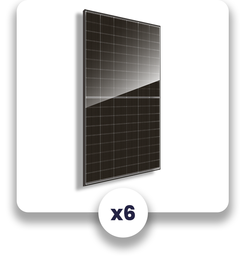 Panneau DAS Solar 500Wc x6