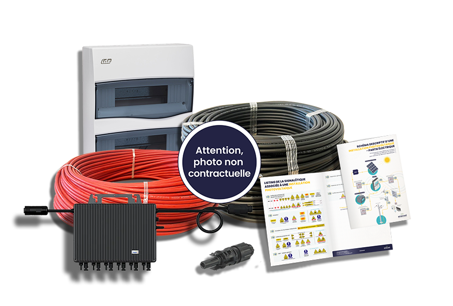 KIT ELEC MICRO TSUN MONO 2 LIGNES MX1000 11-12PV