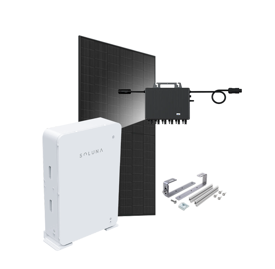 Kit 9 kWc JA SOLAR 500 et TSUN MX3000 - Batterie HV 10kW - Ardoise