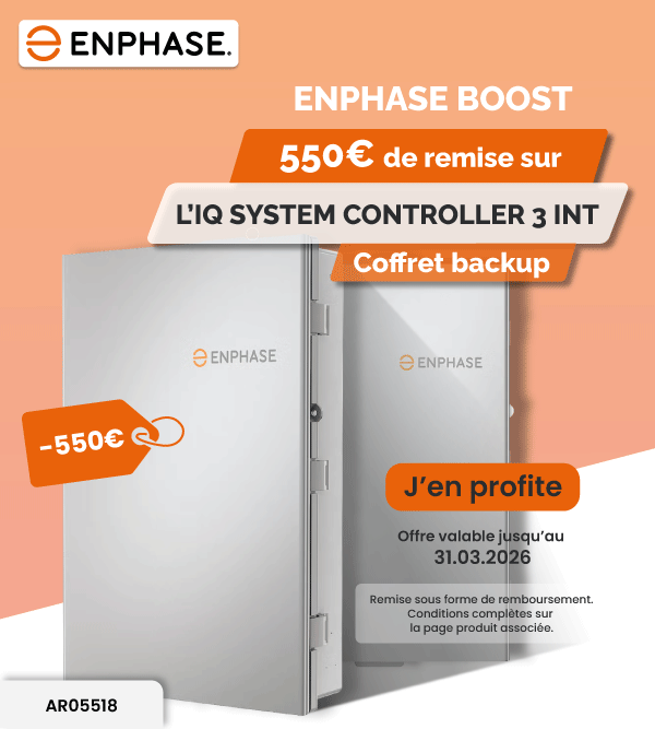 offre promotionnelle Enphase 550€ de remise sur L'IQ SYSTEM CONTROLLER 3INT
