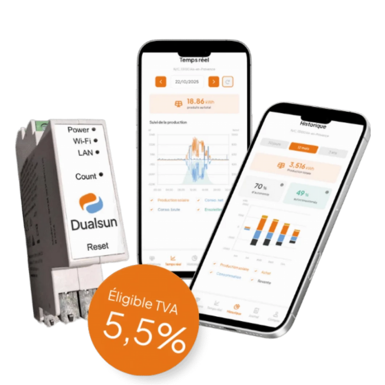 Dualsun routeur solaire FlashBox - éligible TVA 5.5%