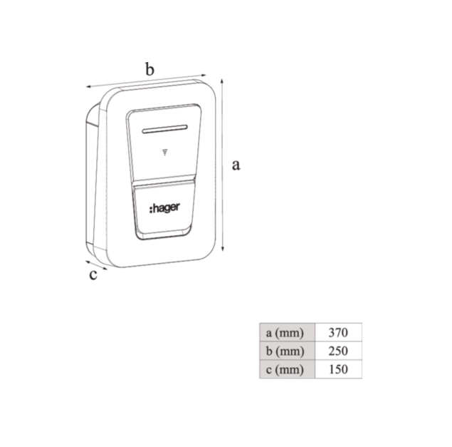 Borne de recharge VE Hager Witty Plus 22kW – Image 4