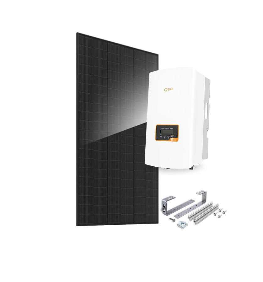 Kit 9 kWc JA SOLAR 500 et onduleur SOLIS - Tuile
