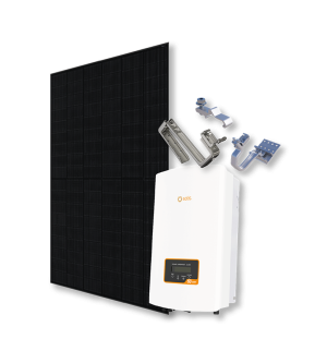 Kit 9 kWc AMERISOLAR 500 et onduleur SOLIS - Ardoise