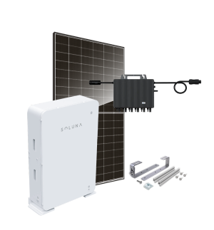Kit 9 kWc DAS SOLAR 500 et TSUN MX3000 - Batterie HV 10kW - Ardoise