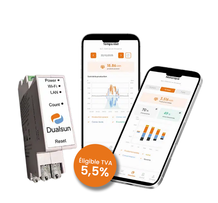 Dualsun routeur solaire FlashBox - éligible TVA 5.5%