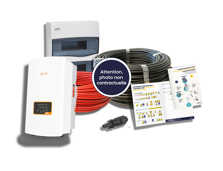 Kit électrique complet SOLIS 9kWc + Soluna 10 kWh